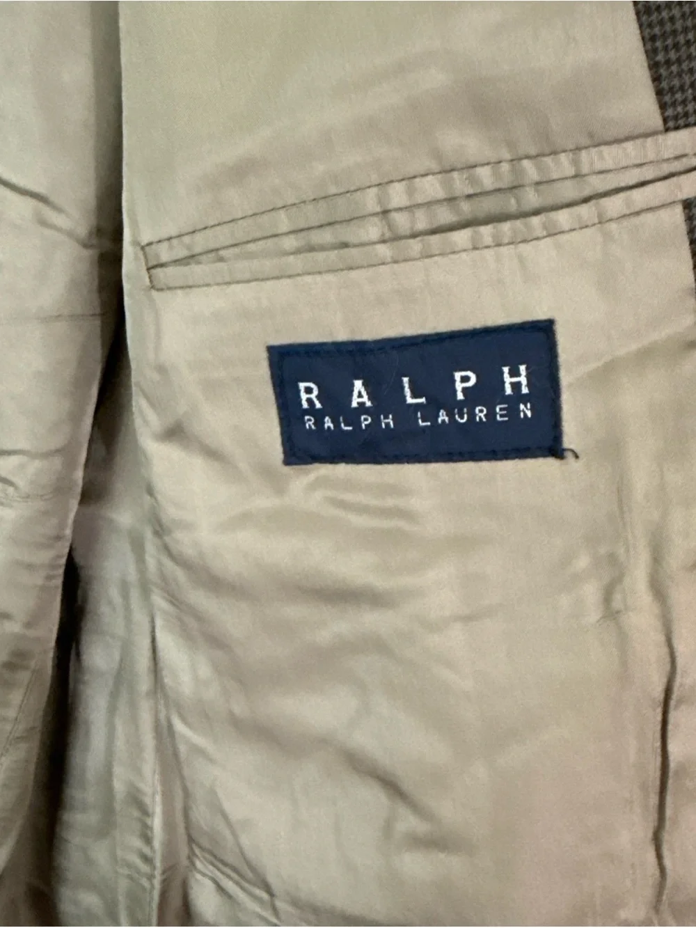 Ralph Lauren Boyds Philadelphia Mens 2 Piece Suit Size 46 R Plaid Cuffed Leg